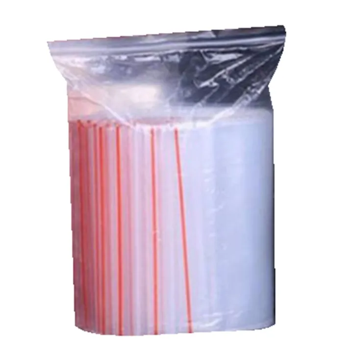 100pcs/pack- Resealable Zip Lock Bags -Self Seal Clear Plastic Poly Bag- Food Storage Package -Reclosable Vacuum Fresh Bag