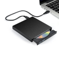 External CD/DVD Drive for Laptop, USB 3.0 CD  Portable CD/DVD Optical Drive Player  Compatible with Laptop Desktop PC MacBook Mac Windows Linux OS (Black). 