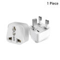 1 Piece Type G Singapore Malaysia United Kingdom Power Socket Converter White Black 13A AU EU CN US To UK Travel Plug Adapter. 