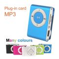 Mini MP3 Player USB Digital Portable Metal Clip Support Micro SD. 