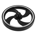 5 Pcs 500mmx6mmX20mm Industrial Aluminum Rubber Measuring Encoder Meter Wheel for Industrial Encoder Encoder Wheel. 