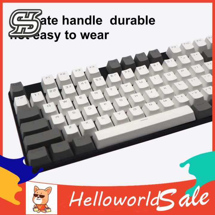 HelloWorld%20104Pcs%20TPE%20OEM%20Dual%20Colors%20Backlight%20Key%20Caps%20Keycaps%20Replacement%20Mechanical%20Keyboard%20Accessory%20-%20Image%204