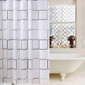 Waterproof Shower Curtain PEVA Fabric Bathroom Home Hotel Bath Drape With Hooks. 