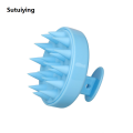 Sutuiying 【2025 Version】 Silicone Shampoo Brush Massage Scalp Comb Smoothing Hair Tool Hair Washing Comb Bath Shower Brush Salon Hairdressing Tool 1PC. 