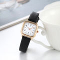 【New Trend】New Foreign Trade Founder Pure Fresh Color Ladies Watch Belt Sweet Girls Watches Quartz Watches for Women Wristwatch PU Leather. 