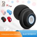 【HOT】 Anti Noise Sleeping Ear Plug Noise Reduction Sound Insulation Hear Protection Earplugs Soft Silicone Waterproof Swimming Earplug. 