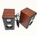 D-092 Leerfei Multimedia Speaker Wooden. 