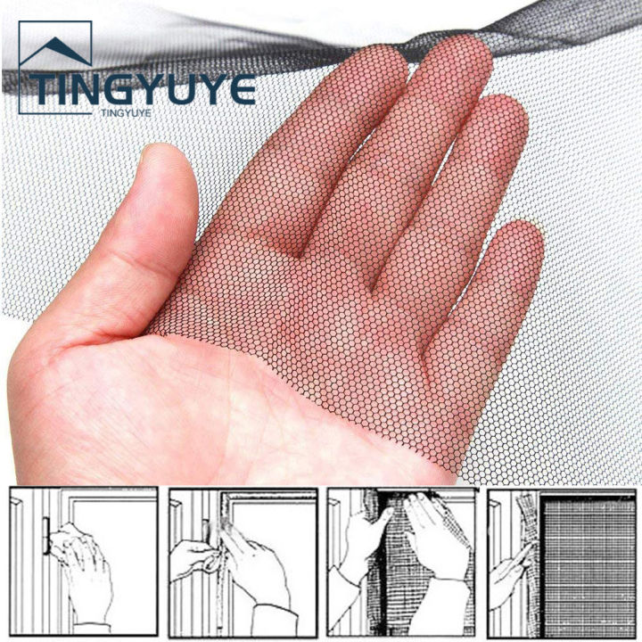 3Pcs%20DIY%20Invisible%20Transparent%20Window%20Insect%20Screen%20Mosquito%20Protection%20Net%20-%20Image%204