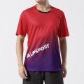 ALP Classic Collar Badminton Top T-shirt, Tennis Wear, Football Wear, Beach Volleyball Wear, Professional Sportswear, Speedo Men's 1pcs YT-607. 