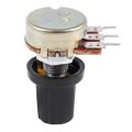 5pcs 10K OHM 3 Terminal Linear Taper Rotary Audio B Type Potentiometer. 