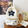 Y2K Fashion Casual Shoulder Bag Star Backpack Student Schoolbag Large Capacity Travel Backpack 15.6-inch Computer Bag. 