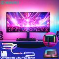 Game Ambient Synchronization Light Strip LED Computer Light Bar Backlight RGB Monitor Display DIY Pickup Light Game Room Decor. 