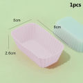 1/4Pcs Silicone Rectangular Reusable Cake Jelly Baking Molds Cupcake Maker Muffin Cup Kitchen Pastry Tool MJK. 
