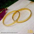 Gold Plated bangal Guarantee Plain Plain Love Bracelet gold 2 Bangle Fashion Style for Women and girls bangle. 