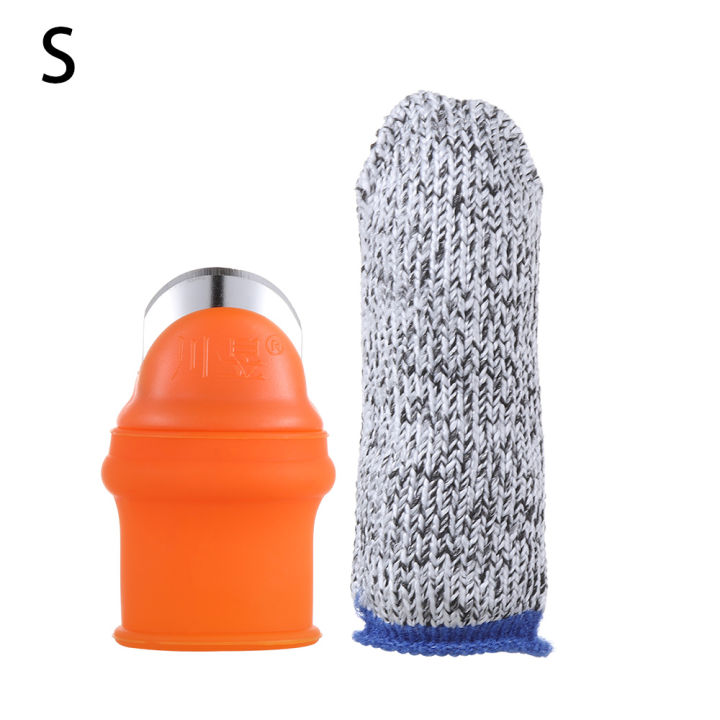 2Pcs%20Protector%20Silicone%20Thumb%20Cutter%20Finger%20Guards%20Garden%20Picking%20Fruit%20Tool%20Cut-resistant%20Finger%20Sleeve%20Bean%20Picker%20-%20Image%204