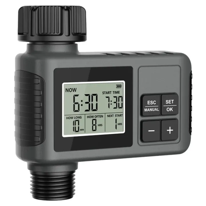 New IPX7 Automatic Water Timer Programmable LCD Display Sprinkler Timer ...