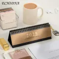 High-quality Desk Calendar 2025 Mini Standing Desk Calendar Monthly Planner for School Home Office Supplies Compact Desktop Schedule Notebook 2024 Desk Calendar. 