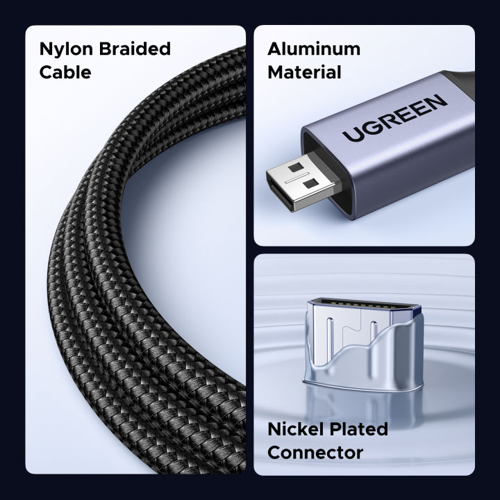 UGREEN%20Micro%20HDMI-Compatible%20to%20HDMI-Compatible%20Adapter%204K/60Hz%203D%20for%20GoPro%20Hero%207%20Raspberry%20Pi%204%20Sony%20Nikon%20Braided%20Cable%204K%20-%20Image%205