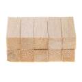 4x10 Pieces Square Balsa Wood Stick Block Unfinished Woodcraft Dowel Rod 50mm. 