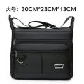 Leisure ] Shoulder Bag Six Large Capacity Zipper Waterproof Oxford Cloth Bag Wear-Resistant Men [ Men's Messenger Bag. 