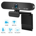 Auto Focus HD 1080P Webcam With Microphone USB Camera Driver Free For PC/Mac Laptop Desktop Video Call. 
