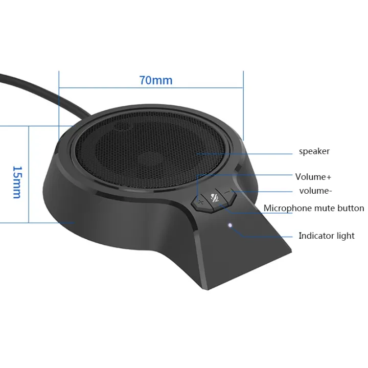 HXSJ%20M100PRO%20360%20Degree%20Pickup%20Video%20Voice%20Call%202M%20Cable%20USB%20Omnidirectional%20micro-phone%20With%20Speaker%20Video%20USB%20Conference%20micro-phone%20Webcast%20micro-phone%20for%20PC%20Laptop%20Desktop%20Vlog%20Live%20Meeting%20-%20Image%204
