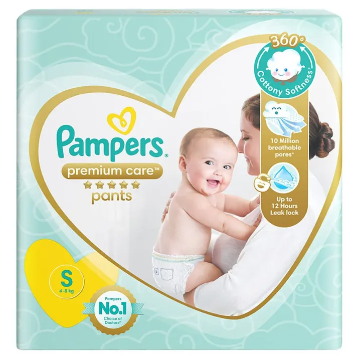 Pampers Diaper Premium Tape Small 22 Pcs