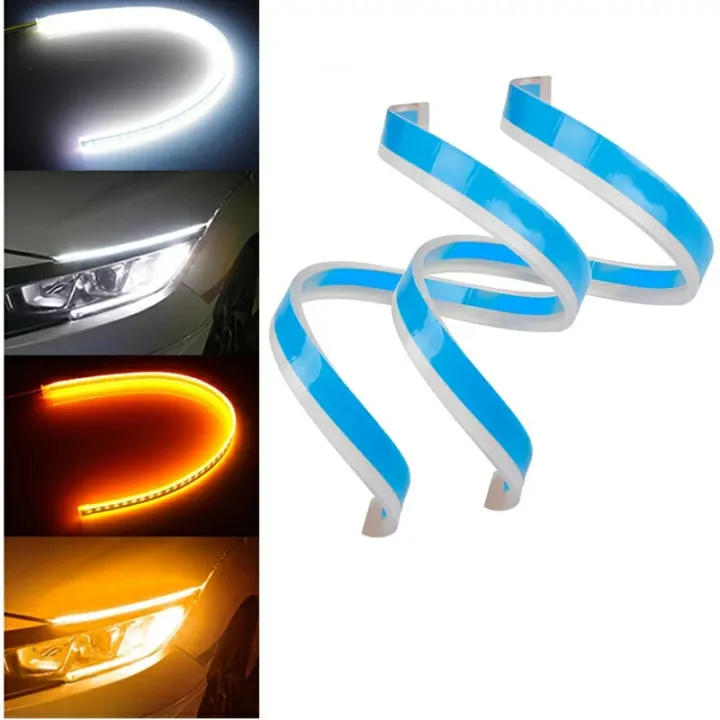 2x%20DRL%2045cm%20Daytime%20Running%20Light%20Flexible%20Soft%20Tube%20Guide%20Car%20LED%20Strip%20White%20Turn%20signal%20Yellow%20Waterproof%20-%20Image%209