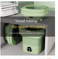 6.5L Foldable Washing Machine Portable Washing Machine for EU Plug. 