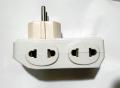 6 in 1 Multi plug travel adapter round pin. 