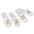 【WEJA】Lasle 1 Pair Bride Wedding Decoration Bridesmaid Party Slippers Ladies Party Supplies. 