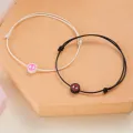 【ThinkWay】2 PCS/SET Spiderman Bracelet For Couple Gwen And Miles Spider Man And Spider Girl Handmade Bracelet Fashion Jewelry Friendship Gifts Unisex. 