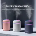 USB Cool Mist Sprayer Portable 300ml Electric Air Humidifier Aroma Oil Diffuser with Colorful Night Light for Home Car. 