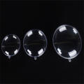 Plastic Christmas Balls Transparent Holiday Decorations Fillable Plastic Ornaments Holiday Decoration Supplies Clear Christmas Balls. 