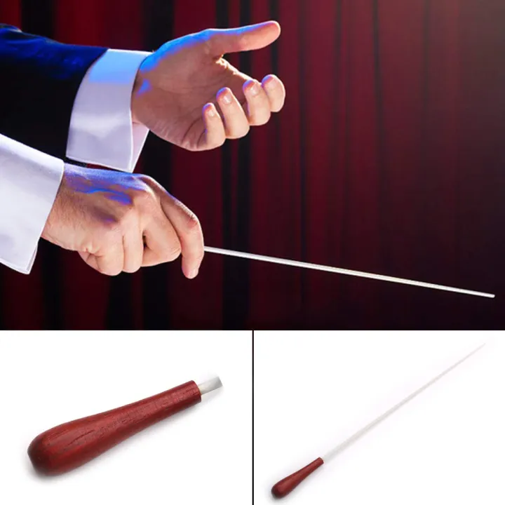 Wooden%20%20Band%20Conductor%20Stick%20Rhythm%20Music%20Director%20Orchestra%20Concert%20Conducting%20Rosewood%20Handle%20With%20ube%20-%20Image%209