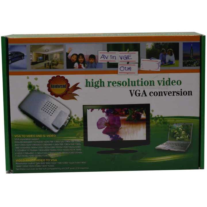 High Resolution Video VGA Conversion