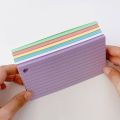 Loose-Leaf Binder Memo Book Durable Double-sided Horizontal Line Loose-Leaf Index Cards With Cover Flash Cards Study. 