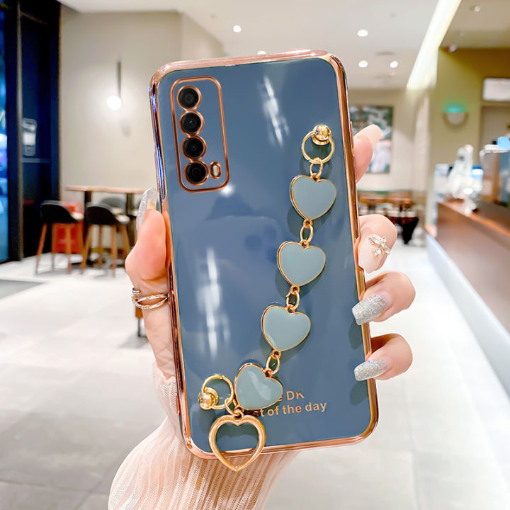 For%20Huawei%20Y7A%20Back%20Cover%20with%203D%20Love%20Heart%20Wristband%20Chain%20Fashion%20Bracelet%20Shiny%20Plating%20Phone%20Case%20Soft%20Silicone%20Bumper%20Protective%20Cover%20-%20Image%202