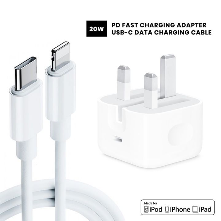 APPL%C3%88%2020W%20USB-C%20To%20Lightning%20Power%20Adapter%20Made%20For%20iPhone%20iOS%20iPad%20iPod%20-%20Image%2010