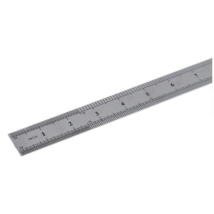 Spreeshop Stainless Steel 60cm 23.6 Inch Measuring Long Straight Ruler ...