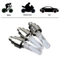 2pcs Fireflys Wheel Valve Cap for Bicycle, Motorcycle and Cars Motorbike valve cap lamp. 