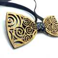 Wood Bow Tie / Wooden Neck Ties Business Wedding Party Wear Bow-knots For Men Gifts. 