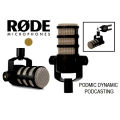 Rode PodMic Cardioid Dynamic Podcast, Broadcast Microphone. 