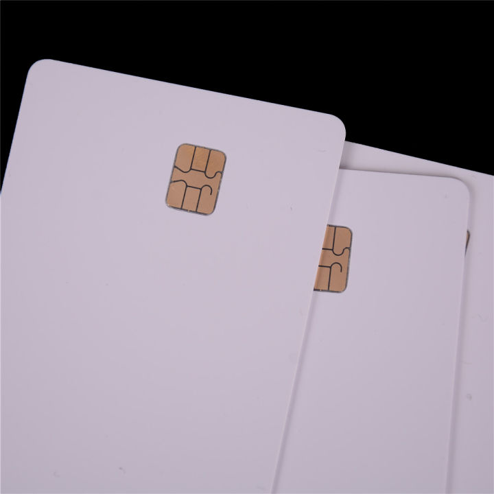 New%205%20Pcs%20ISO%20PVC%20IC%20With%20SLE4442%20Chip%20Blank%20Smart%20Card%20Contact%20IC%20Card%20Safety%20White%20-%20Image%204