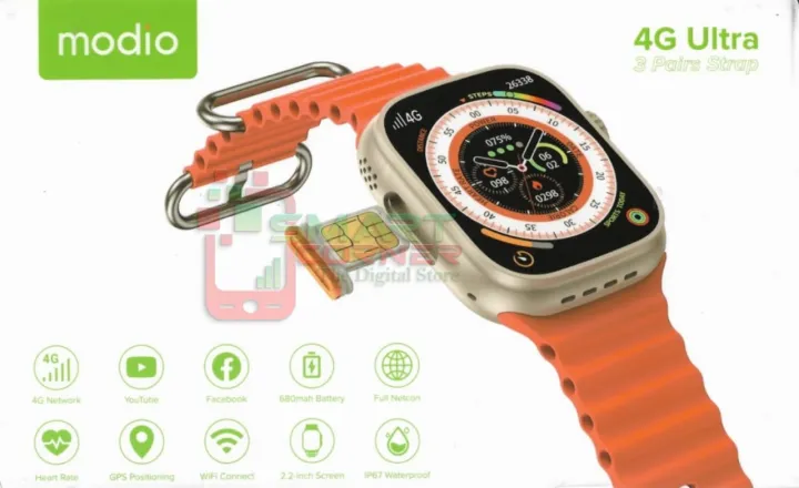 4GB%20Ram%2064GB%20Rom%20Modio%204G%20Ultra%20Smart%20Watch%202.2%20inch%20Display%203%20Pairs%20strap%204G%20Call%20Compass%20Wifi%20GPS%20Series%208%20Ultra%20Sim%20Card%20Ultra%20Smartwatch%20ST12%20-%20Image%205