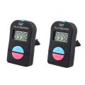 2 Pcs Digital Hand Tally Counter Digital Counting Counter Electronic Add Subtract Manual Clicker Handheld Mechanical Number Click Counter. 