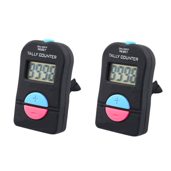 2 Pcs Digital Hand Tally Counter Digital Counting Counter Electronic ...