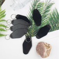 30Pack Motel Keychain Blanks Vintage Motel Keychains Sublimation Blank Keychain for Vinyl DIY Crafting Keychain Black. 