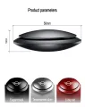 1pcs black Car Aromatherapy Flavor Car Perfume UFO Shape Scent Decor for Mitsubishi Triton Outlander Mirage ASX Lancer EVO PAJERO GRANDIS GALANT Xpander. 