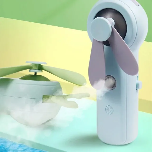 Cartoon%20Cute%20Hand-Held%20Spray%20Refrigeration%20Fan%203-Gear%20Adjustable%20Built-in%20Battery%20Rechargeable%20Portable%20Mini%20Misting%20Cooling%20Electric%20Fan%20-%20Image%202